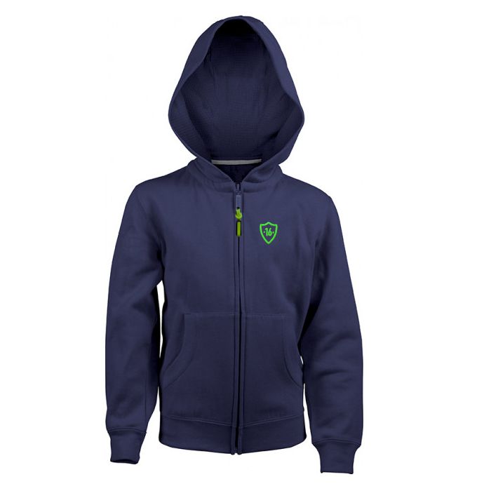 Sweat Toledo full zipper Kids Navy/Green